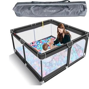 TODALE Babies Playpen Large Safety Sturdy Playyard